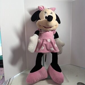 24" Disney Minnie Mouse Pink Dress Plush Stuffed Toy Disney Baby